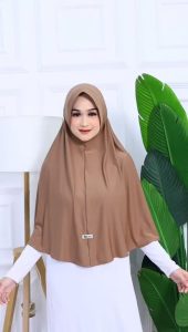 Jilbab Instan Bergo Daily Hamidah Size XL Bahan Jersey Barbara