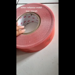 Sticker Reflektor Eceran 10 Cm  Stiker Pemantul Cahaya Lolos Uji KIR ECE 104R - Reflective