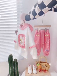 SETELAN HOODIE ANAK PEREMPUAN KEKINIAN 1-6 TAHUN JACKET ANAK PEREMPUAN TERBARU