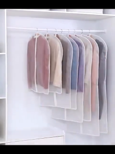 Transparent Garment Bag: Durable & Dustproof Clothes Protector