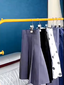 10 Kẹp treo quần áo đa năngMóc kẹp  đơn treo quần áo chất liệu thép hông gỉ