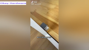 ประตูตู้ แม่เหล็ก แม่เหล็กประตู แม่เหล็กติดบานประตู สีดำ เงิน Door magnet ปิดประตูให้แน่น