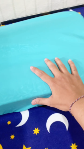 Sarung Bantal Contour Tidur Bahan Polymicro Lembut Anti Luntur Ukuran 55 x 35 cm