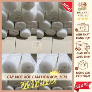 [SỈ LẺ RẺ] Cây mút xốp cắm hoa 4cm 7cm x 0.5m 1m 2m chuyên hoa giả handmade - Hoa Sáp Nhà Bơ