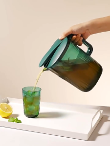 ALX MALAYSIA 2200ML Large Capacity Cold Kettle Jug wt 4 Cup Serving Jug Refrigerator Water Jar Pitcher Jug Balang Air 水壶