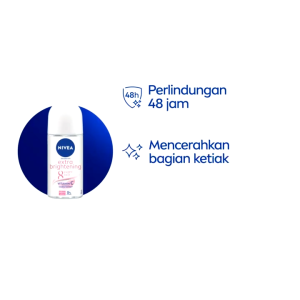 Nivea Deodorant Roll On Full Series 25 mL dan 50 mL Men Women Brightening Black White Hijab Deodoran