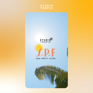 Studio Tropik SPF 50+ PA++ (Peach) - Skin Pretty Filter