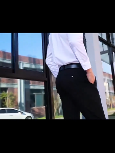 Casual pants for men slim fit thin seluar formal long pant stretch fabrics