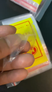 Kantong Plastik C-tik dengan Klip Warna Merah 6x10/5x8/4x6 100PCS Tebal 0.5 Micron