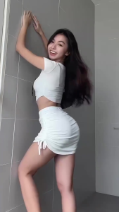 Rok serut / Rok mini korea / Rok mini tali samping
