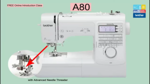 [PRE-ORDER] BROTHER INNOV-IS A80 COMPUTERIZED PORTABLE SEWING MACHINE / MESIN JAHIT MUDAH ALIH BERKOMPUTER