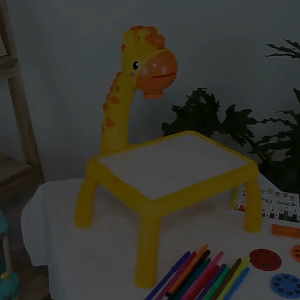 MEJA EDUKASI ANAK PROJECTOR PAINTING - PAINTING LEARNING - MEJA Belajar Gambar LUKISAN Anak - ZS