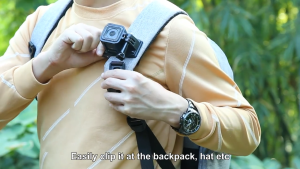 360 Derajat Rotary Hat Belt Backpack Clip Clamp Mount Untuk Aksesoris Kamera Action GoPro Hero DJI SJCAM CAM