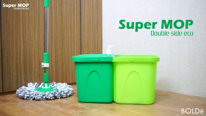 BOLDe Super MOP Double Side Eco 5 Liter: Alat Pel Lantai Mudah Disimpan