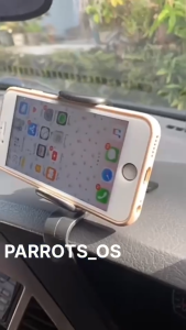 Car Phone Holder 360 Rotating Mobile Dashboard Clip Mount Stand Adjustable Pemegang Telefon Kereta