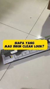 Tatakan Plat Nomor Mobil Frameless Slim Extra Slim // Tatakan Plat Nomor Clean Look Velcro 1 Set