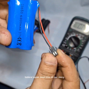 Baterai Mainan Anak RC Li-ion 18650 3.7V 6800mAh Soket PUTIH XH Soket HITAM Soket MERAH