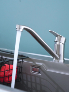 GRIPO High End quality 304 Stainless Laos hot and cold kitchen faucet matte finish