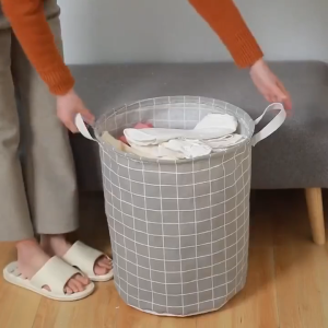 [HCM] Sọt Vải / Giỏ Vải Canvas Đa Năng Đựng Đồ Quần Áo Đồ Chơi Chống Thấm Nước-Randy