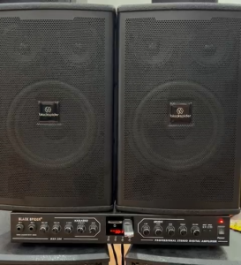 Black Spider JB-6008 8" Full Range Speaker 150W (PAIR) F.O.C SPK CABLE