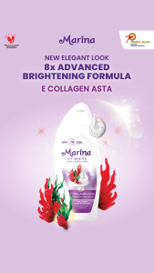 Marina UV White Hand & Body Lotion E Collagen Astaxanthin [460 ml / 2 pcs] - Exp : 06.2027