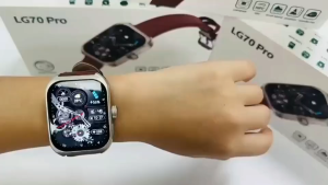 CW-SHOP(LG70PRO)*พร้อมส่งในไทย*Smart Watch แถมสาย 2 เส้น จีบนิ้ว เพื่อรับสายได้ โหมดออกกำลังกาย หัวใจ การนอนหลับ เข็มทิศ