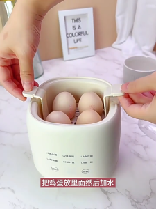 Malaysia Plug Egg Boiler Half Boiled Egg Maker Telur Separuh Masak Maker  煮蛋器 Egg Timer蒸蛋器 Breakfast Machine 早餐机 Automatic Electric