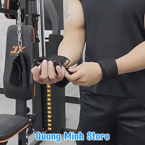 Đai quấn cổ tay lifting strap có móc thanh đòn tạ tập nâng tạ tập gym cho nam nữ