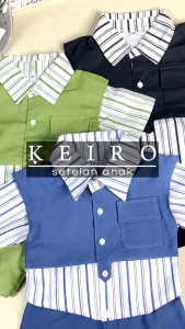 Setelan Kemeja Anak Cowok KEIRO 1-4 Tahun / Baju Anak Berkualitas