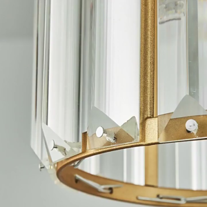 Lampu gantung kristal minimalis lampu plafon rumah Lampu kristal modern lampu ruang tamu