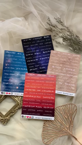 Membuat Scrapbook Estetik dengan Kotak Kata Huruf Stiker