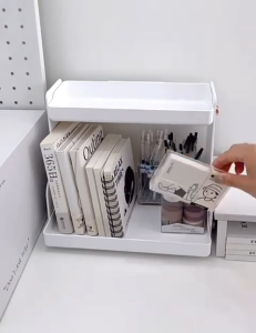 *SG Stock* Multi Storage Rack Desktop Rack Table Rack Desktop Shelf Countertop Rack Makeup Storage Rack Perfume Storage Rack BW