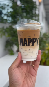 [FC-HappyDay-0100] แก้ว PET 16oz รุ่น FC16 สกรีนลาย Happy day มีแก้วให้เลือกสกรีนสีขาว/ ดำ บรรจุ 100 ใบ (เฉพาะแก้วไม่รวมฝา)