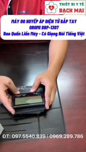 [MỚI] Máy Đo Huyết Áp Điện Tử Bắp Tay OROMI DBP-1307 Bao Tay Liền Thân Máy Đọc Kết Quả Tiếng Việt