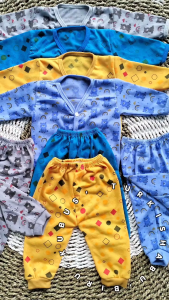 8 Pcs 4 Set Baju Bayi Baru Lahir Newborn Motif Komplit 0-3 Bulan