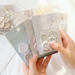 *GC DEALS* INS Sealing Dear Basic Tone 3D Wax Seal Patterns Deco Stickers DIY Decorations Journal Scrapbooking Envelope Labels