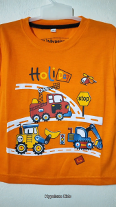Baju Mobil Truk Oleng Anak Laki Laki Import Katun 1 - 10 Tahun - Hypelane Kids