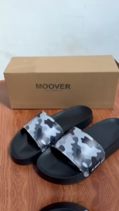 Dép Moover Camo đế 3cm quai ngang có lót êm chân đế chống thấm nước thích hợp sử dụng hằng ngày