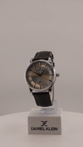 Daniel Klein Men Analog Blue Leather Watch DK.1.13669