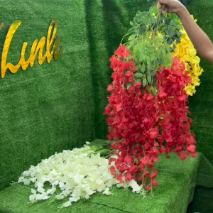 HOA TỬ ĐẰNG GIẢ (combo 12 cành)ĐÙNG TRANG TRÍ SÂN VƯỜN QUÁN CAFEKHU VUI CHƠI..