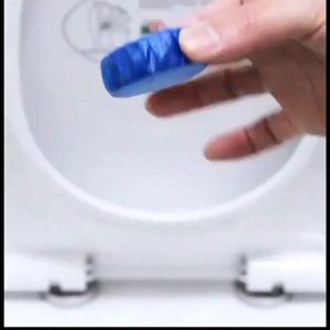 10 Pcs/1 Pack Blue Tablet Soap Automatic Flush Bleach Toilet Bowl Cleaner Stain Remover Tab Tank Bathroom Accessories