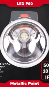 Senter Aoki Ak H300 ~ Senter Kepala Jumbo Led Cahaya Putih Kuning 300W Premium 300 Watt Super LED Baterai Lithium 7800mAh Super Terang Cahaya Putih dan Kuning