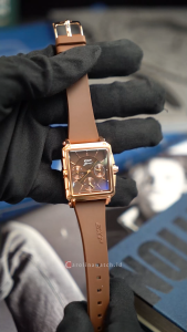 Jam Tangan Wanita Expedition Multifunction EXP EX 6618 BFRRGBO Brown Dial Brown Rubber Strap
