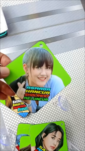 Paket Isi 12 Pcs Gantungan Kaca Akrilik Bebas Custom Variasi Gantungan Mobil Dan Truck Kode 02.A