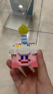 Mini Cute Cartoon Nano Bricks Birthday Cake Bricks Building Blocks Toys Birthday Gift Cute Model Desktop Decoration Kek Hari Lahir