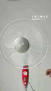 IKONIC Kipas Angin Berdiri Stand Fan TD 1605 Dengan Pemberat Garansi Resmi