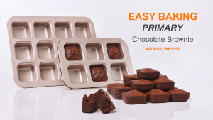 SG official store chefmade12 Cup and 6 cup Non-stcik Square Mould  325*257*40mm266*181*41mm WK9150 WK9149