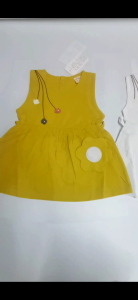 Kids Girl Dress 1-4 Years Fashion Baby Girl Party Clothes Sleeveless Three-dimensional Floral Solid Color Princess Dresses