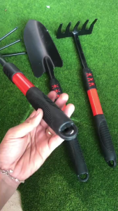 Bộ xẻng làm vườn thép không gỉ tiện lợi cho việc làm vườn chăm sóc cây gọn gàng