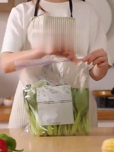 ONE-C1150 Kantong Plastik Ziplock Kulkas Double Lock BPA FREE / Plastik Klip Penyimpanan Makanan